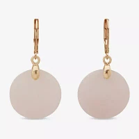 a.n.a Gold Tone Circle Drop Earrings