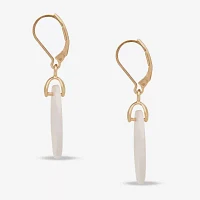 a.n.a Gold Tone Circle Drop Earrings