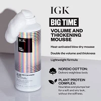 IGK  Big Time Volume And Thickening Hair Mousse-6.2 oz.