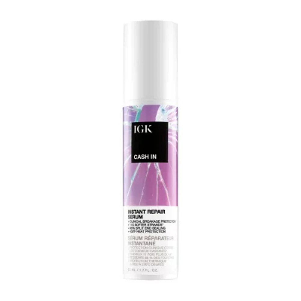 IGK Cash In Instant Repair Hair Serum-1.7 oz.