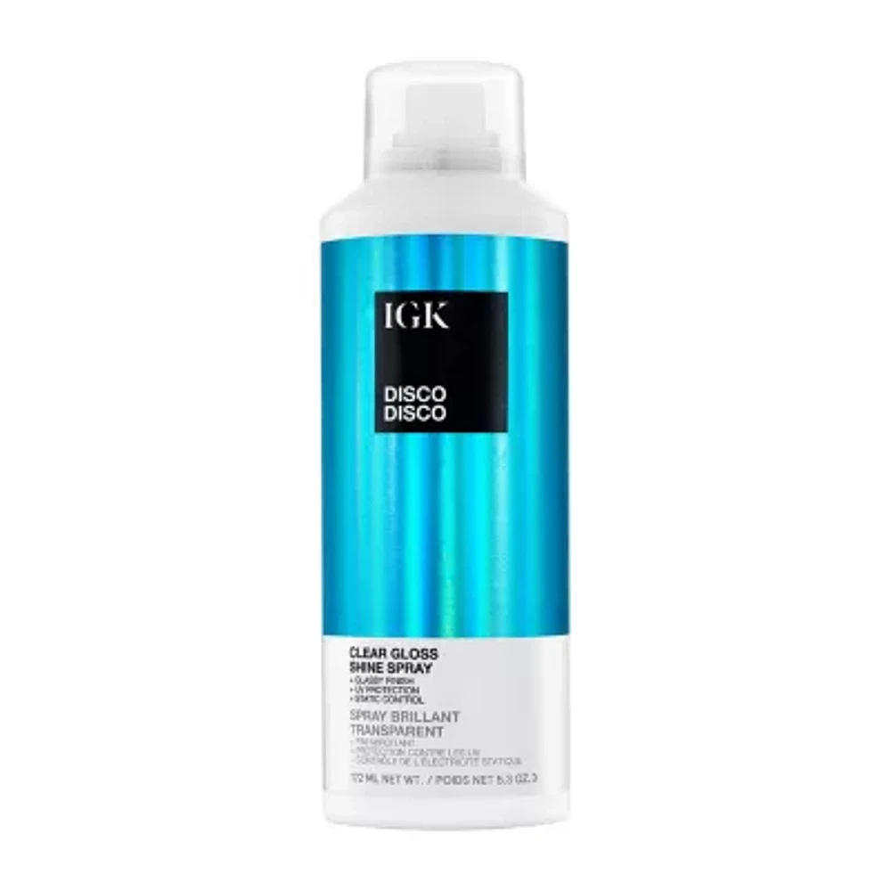 IGK Disco Disco Clear Gloss Shine Spray Hair Product-5.3 oz.