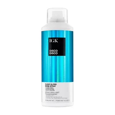 IGK Disco Disco Clear Gloss Shine Spray Hair Product-5.3 oz.