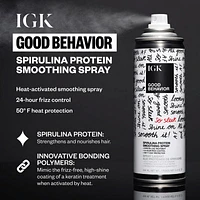 IGK Good Behavior Spirulina Smoothing Hair Product-5.6 oz.