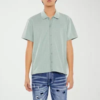 Forever 21 Mens Short Sleeve Button-Down Shirt