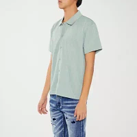 Forever 21 Mens Short Sleeve Button-Down Shirt