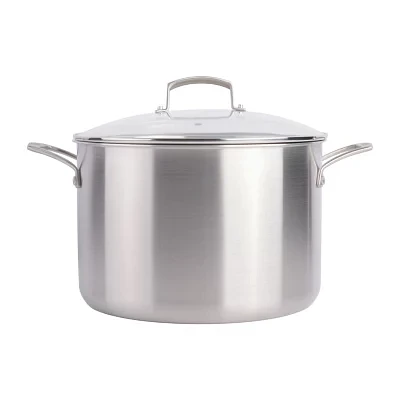 BABISH Stainless Steel Tri-Ply 12-qt. Stockpot