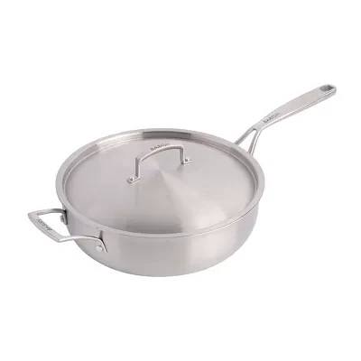 BABISH Stainless Steel Tri-Ply 5-qt. Saute Pan with Lid