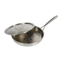 BABISH Stainless Steel Tri-Ply 12.5" Frying Pan