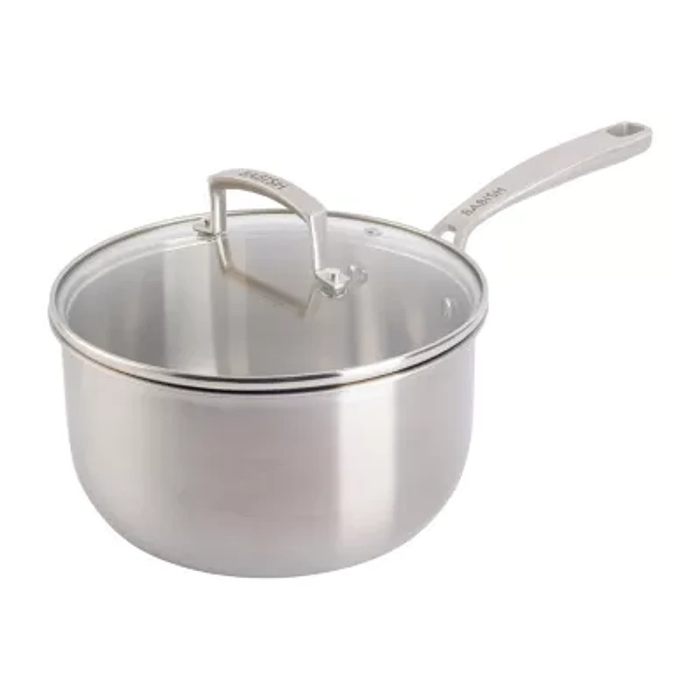 BABISH Stainless Steel Tri-Ply 3.5-qt. Sauce Pan