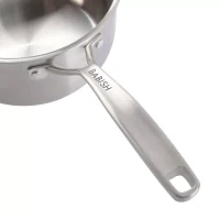 BABISH Stainless Steel Tri-Ply 3.5-qt. Sauce Pan