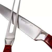 BergHOFF Pakka Wood Stainless Steel 15-pc. Carving Knife Set with Case