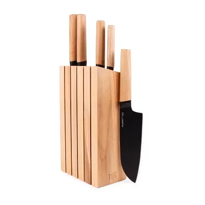 BergHOFF Ron Stainless Steel 6-pc. Knife Block Set