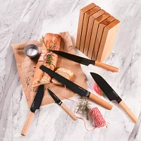 BergHOFF Ron Stainless Steel 6-pc. Knife Block Set