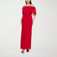 Premier Amour Off The Shoulder Womens Maxi Dress