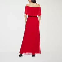 Premier Amour Off The Shoulder Womens Maxi Dress