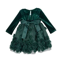 Rare Editions Baby Girls Long Sleeve A-Line Dress