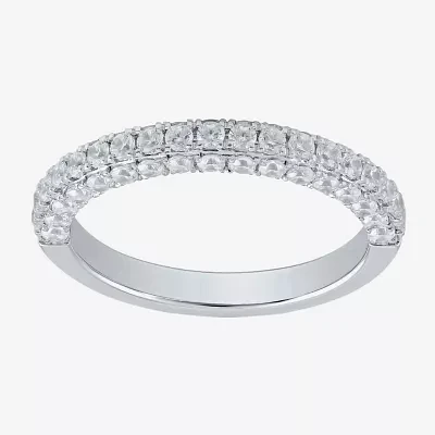 G / I1) 3/ CT. T.W. Lab Grown White Diamond 10K Gold Wedding Band