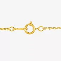 Womens 1/2 CT. T.W. Lab Grown White Diamond 14K Gold Over Silver Bar Pendant Necklaces
