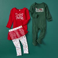 Okie Dokie Baby Girls 2-pc. Pant Set