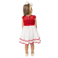 Rare Editions Toddler Girls Short Sleeve Fit + Flare Dress