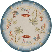 Couristan® Pacific Heights Indoor/Outdoor Round Rug