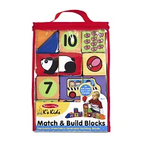 Melissa & Doug Match & Build Blocks