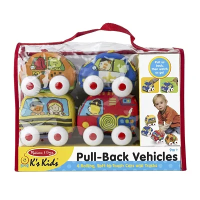 Melissa & Doug Pull-Back Vehicles Baby Play