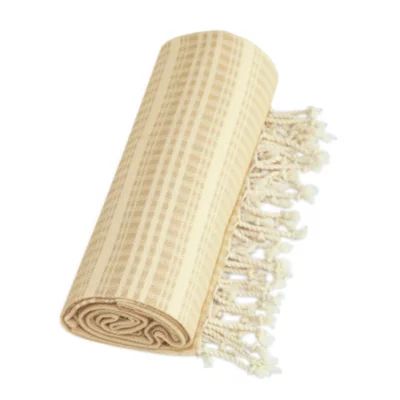Linum Home Textiles Luxe Herringbone 38x69 Beach Towel