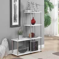 Convenience Concepts Designs2Go Multi Shelf "L" Bookshelf