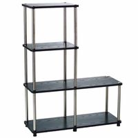 Convenience Concepts Designs2Go Multi Shelf "L" Bookshelf