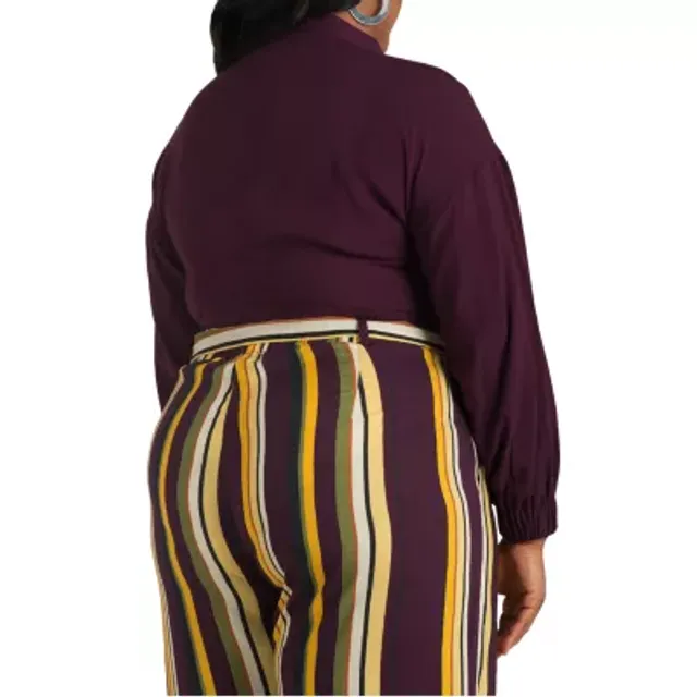 Poetic Justice Plus Womens Full Length Leggings