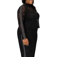 Poetic Justice Plus Womens Long Sleeve Turtleneck