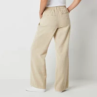 Arizona-Juniors Loose Fit Wide Leg Trouser