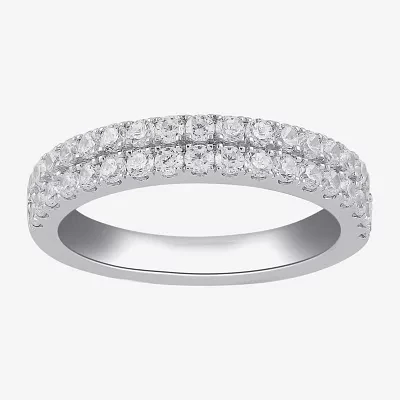G / I1) 3/ CT. T.W. Lab Grown White Diamond 14K Gold Anniversary Wedding Band