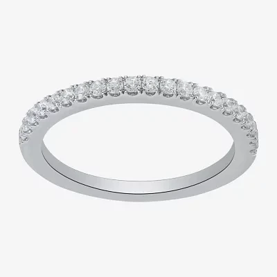 (G / I1) 1/4 CT. T.W. Lab Grown White Diamond 10K Gold Wedding Band