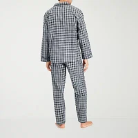 Hanes Mens Big Long Sleeve 2-pc. Pant Pajama Set