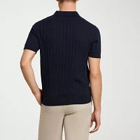 Van Heusen Smart Temp Mens Short Sleeve Pullover Sweater