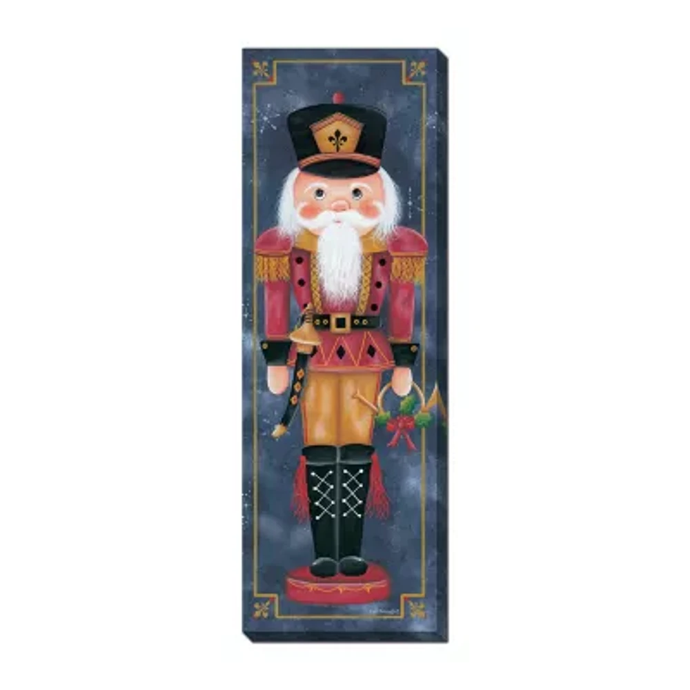 Streamline Art Nutcracker Soldier Canvas Art