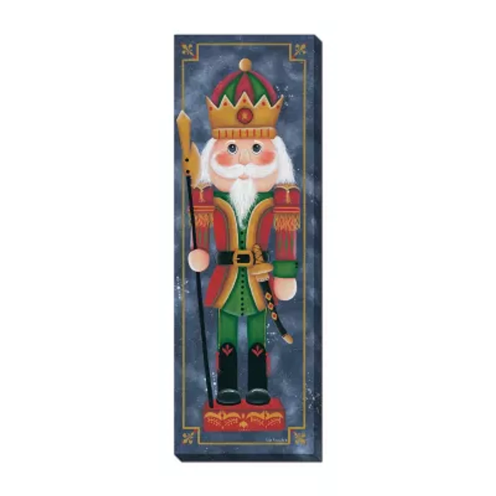 Streamline Art Nutcracker Canvas Art