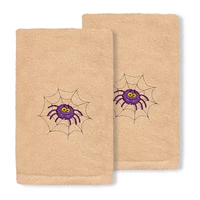 Linum Home Textiles Spider Embroidered 2-pc. Hand Towels