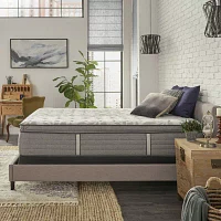 Sealy Starling Soft Pillow-Top Mattress + Box Spring