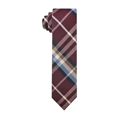 J. Ferrar Extra Long Plaid Tie