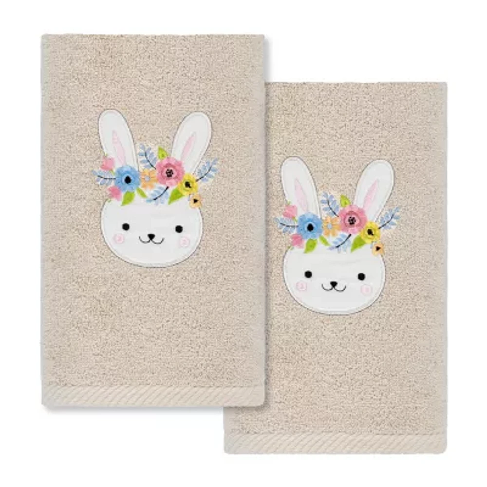 Linum Home Textiles Bee Dance Embroidered 2-pc. Hand Towels