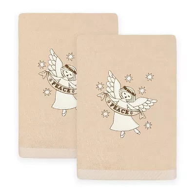 Linum Home Textiles Angel Embroidered 2-pc. Hand Towels