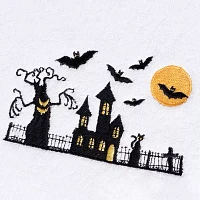 Linum Home Textiles Halloween Scary Embroidered 2-pc. Hand Towels