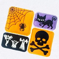 Linum Home Textiles Halloween Spooky Embroidered 2-pc. Hand Towels