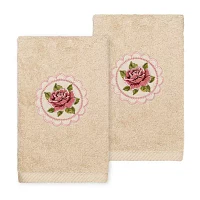 Linum Home Textiles Rosalee Embroidered 2-pc. Hand Towels