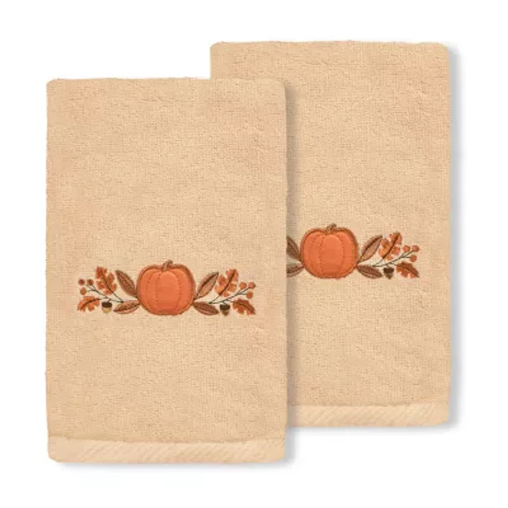 Linum Home Textiles Harvest Bounty Embroidered 2-pc. Hand Towels