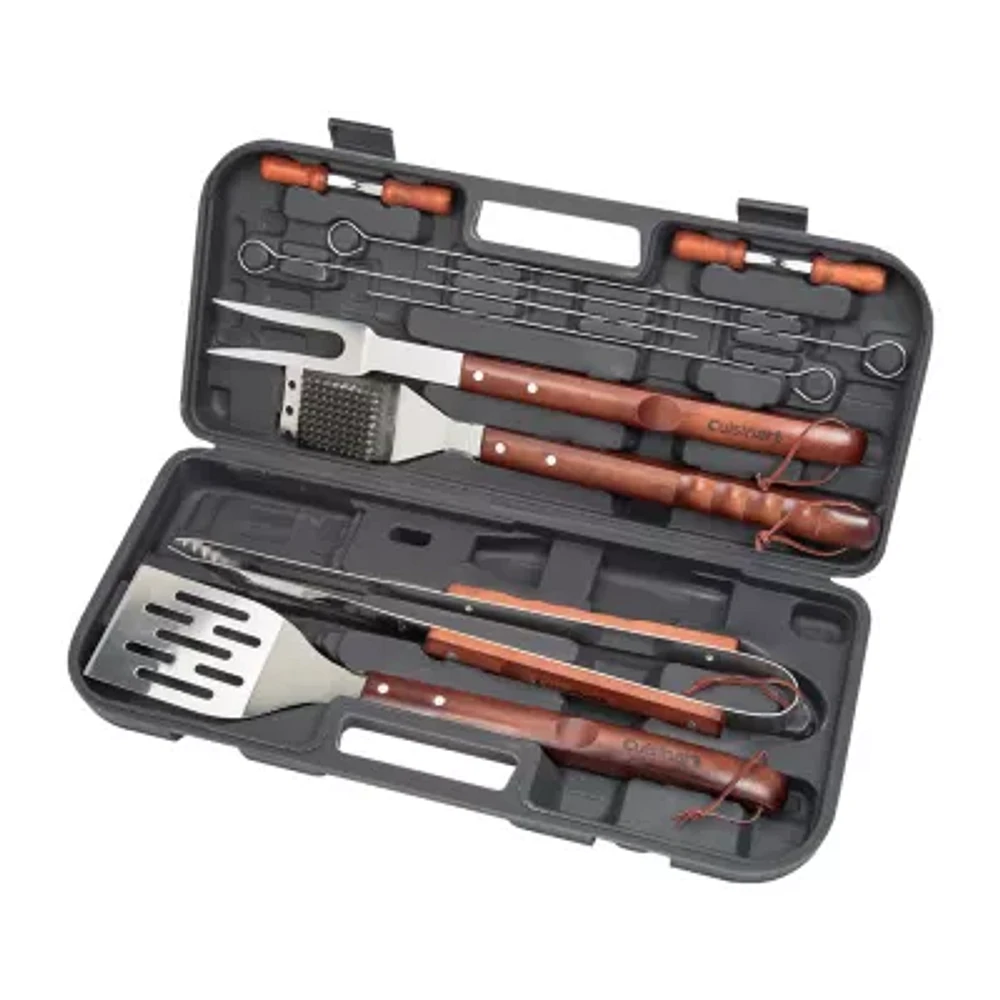 Cuisinart Outdoors Wooden 13-pc. Grilling Set