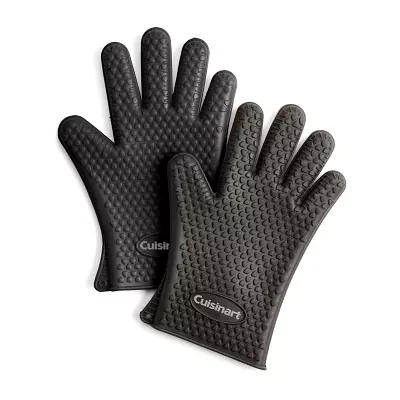 Cuisinart Outdoors Heat Resistant Silicone Grilling Gloves